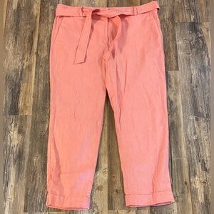 Loft Pink Devin Slim Pants - Size 12